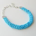 Silk Bracelet In Aqua