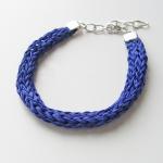 Blue Silk Bracelet