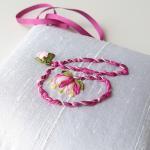 Custom Lavender Sachet Monogrammed Initial Silk..